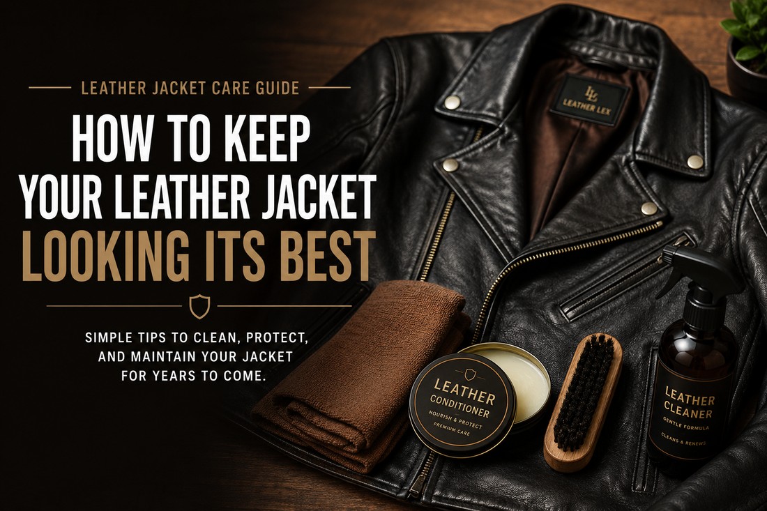 Leather Jacket Care Guide: How to Keep Your Jacket Looking Its Best