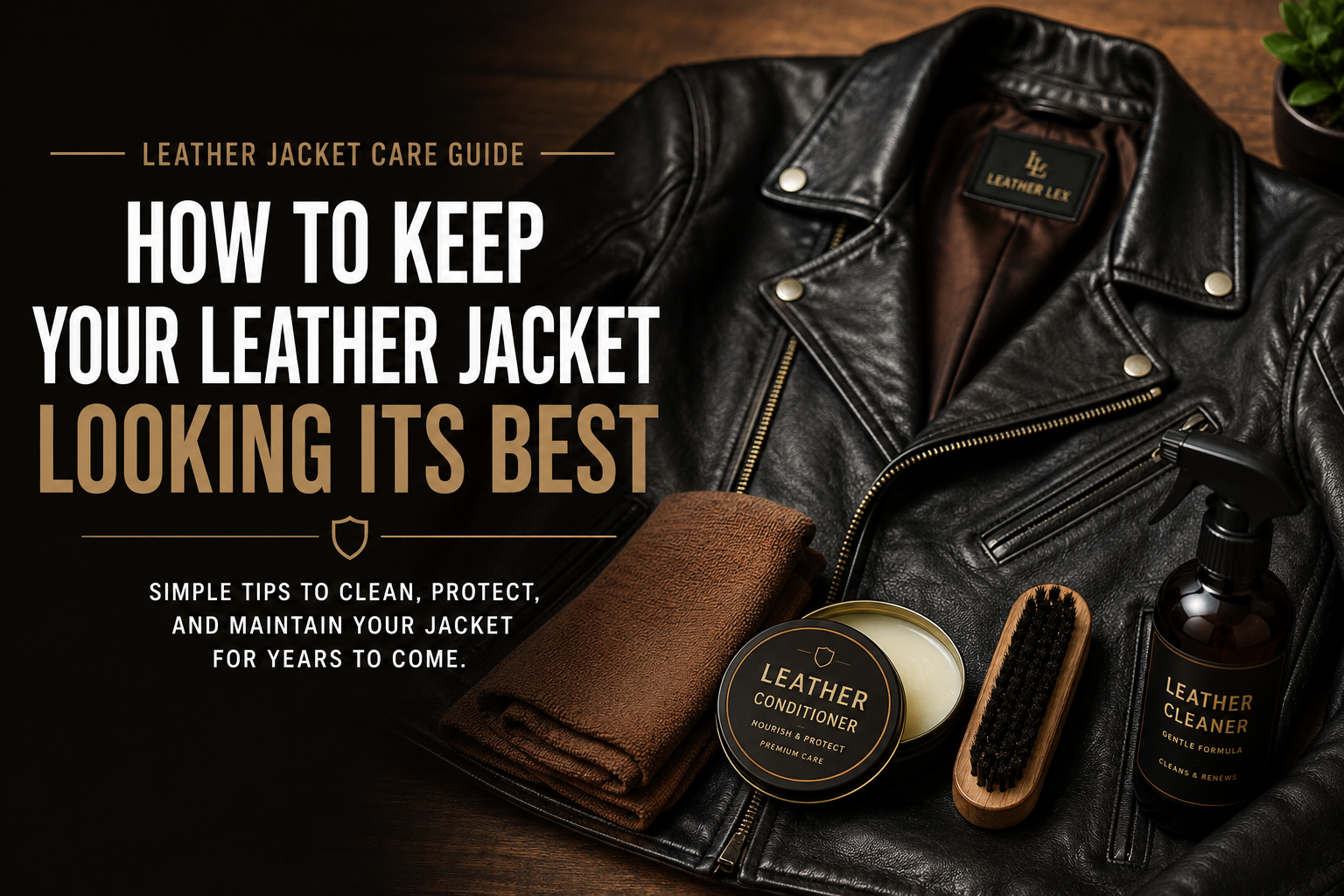 Leather Jacket Care Guide: How to Keep Your Jacket Looking Its Best