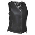  Unik Lightweight Premium features soft goatskin leather construction, black and white paisley liner, silver hardware, 2 exterior zippered pockets, 2 interior concealed carry pockets, side laces for fit adjustment, and is available in sizes XS to 5XL.