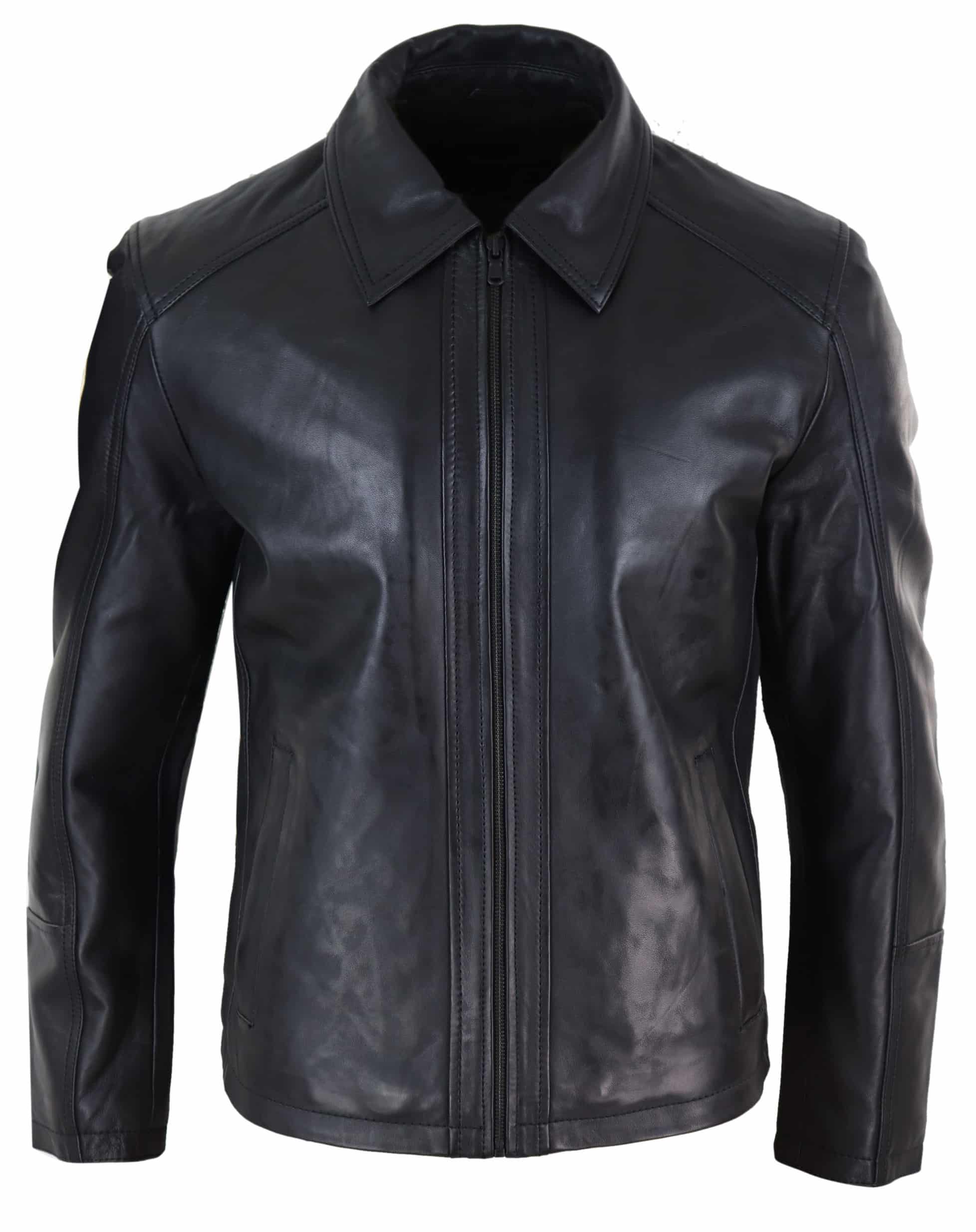 Black Nova Soft Pulse leather Jacket