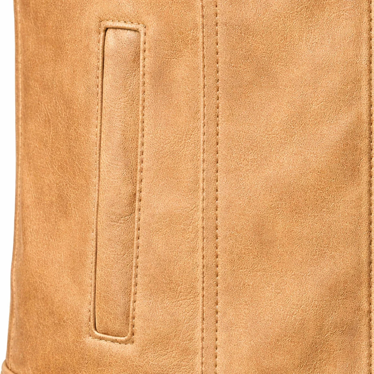 Shield Maiden - Women's Leather Motorcycle Vest (Brown)