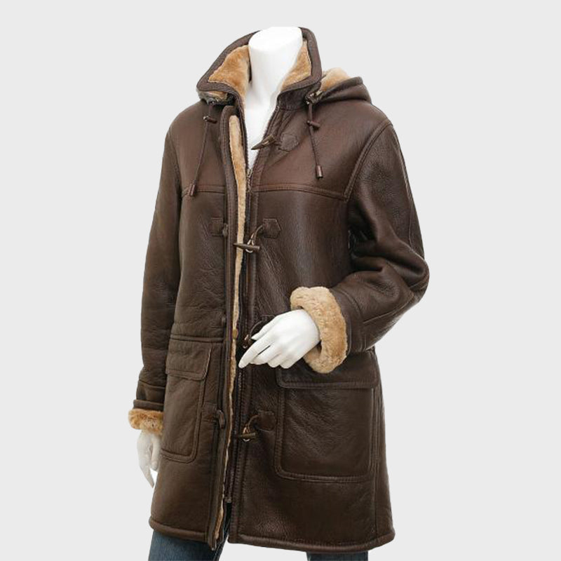 Bravelle Alpine Shear Duffle Hood Coat