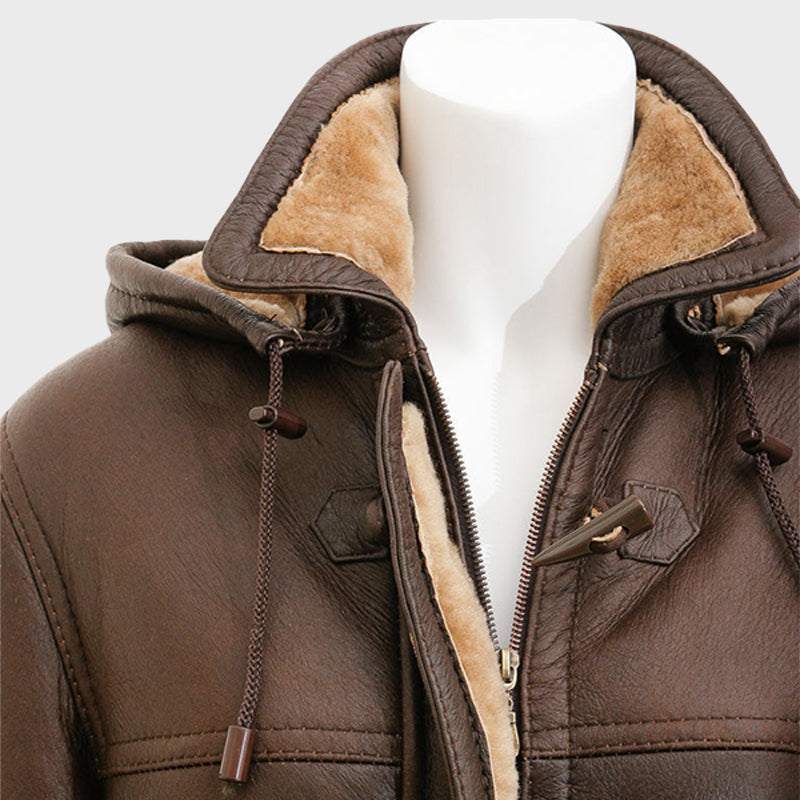 Bravelle Alpine Shear Duffle Hood Coat 3