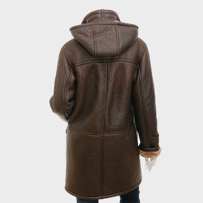 Bravelle Alpine Shear Duffle Hood Coat 5