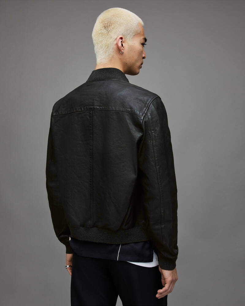 Cahill Leather Bomber Jacket
