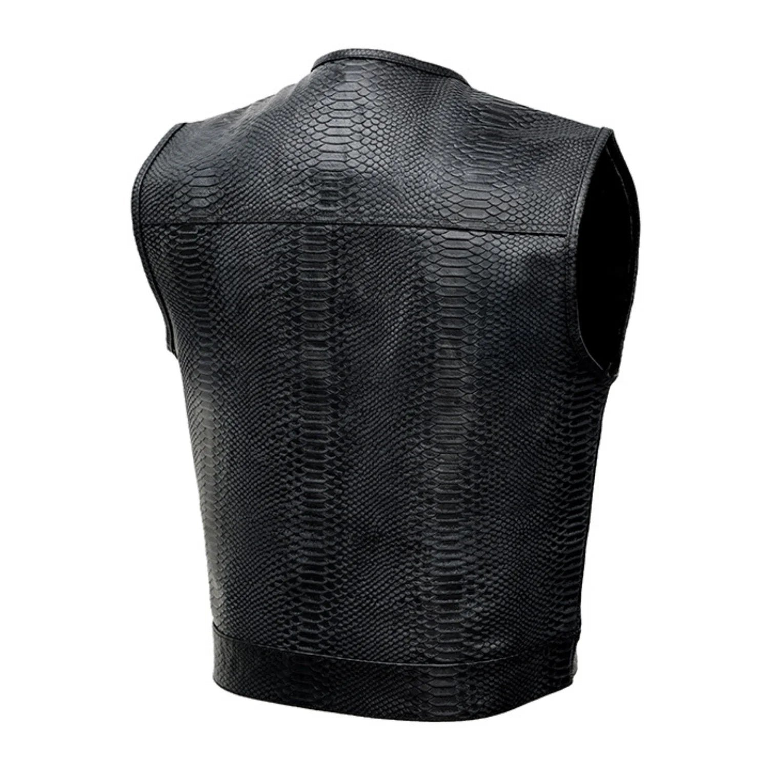 Croc Commander™ Men's Lowcut Motorcycle Leather Vest