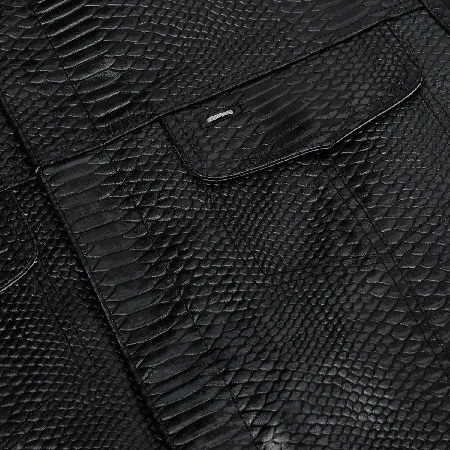 Croc Commander™ Men's Lowcut Motorcycle Leather Vest