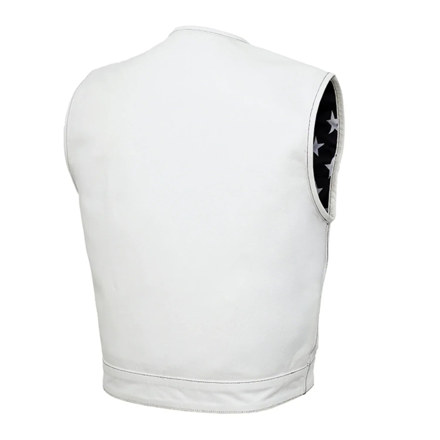 Eagle Shell™ Lowcut Men’s Motorcycle Leather Vest