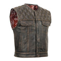 Harley Knight™ Lowcut Men's motorcycle Leather Vest