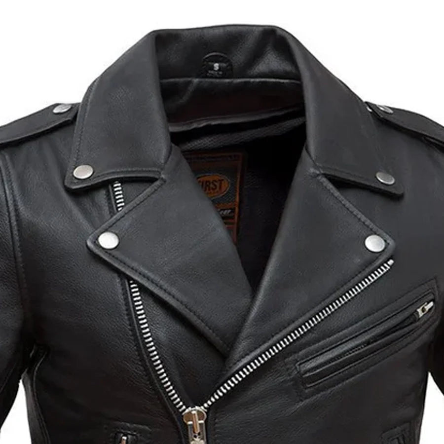 Leather Lex Night Vixen Rebel Moto Jacket 3