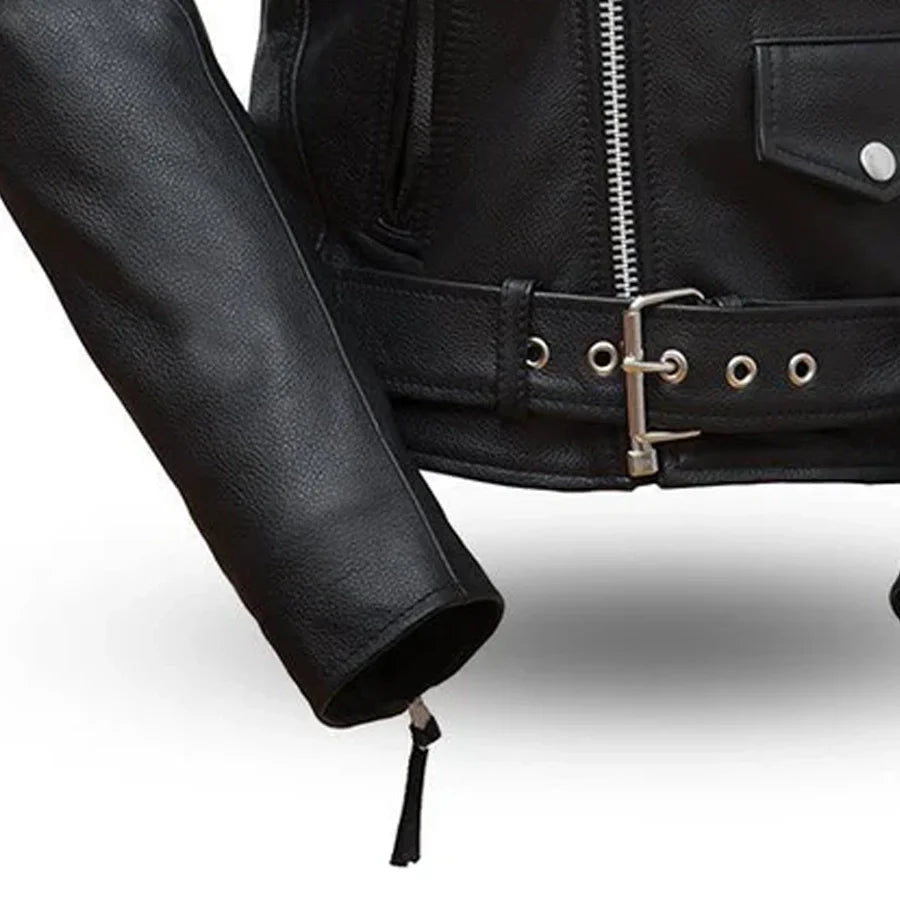 Leather Lex Night Vixen Rebel Moto Jacket 4