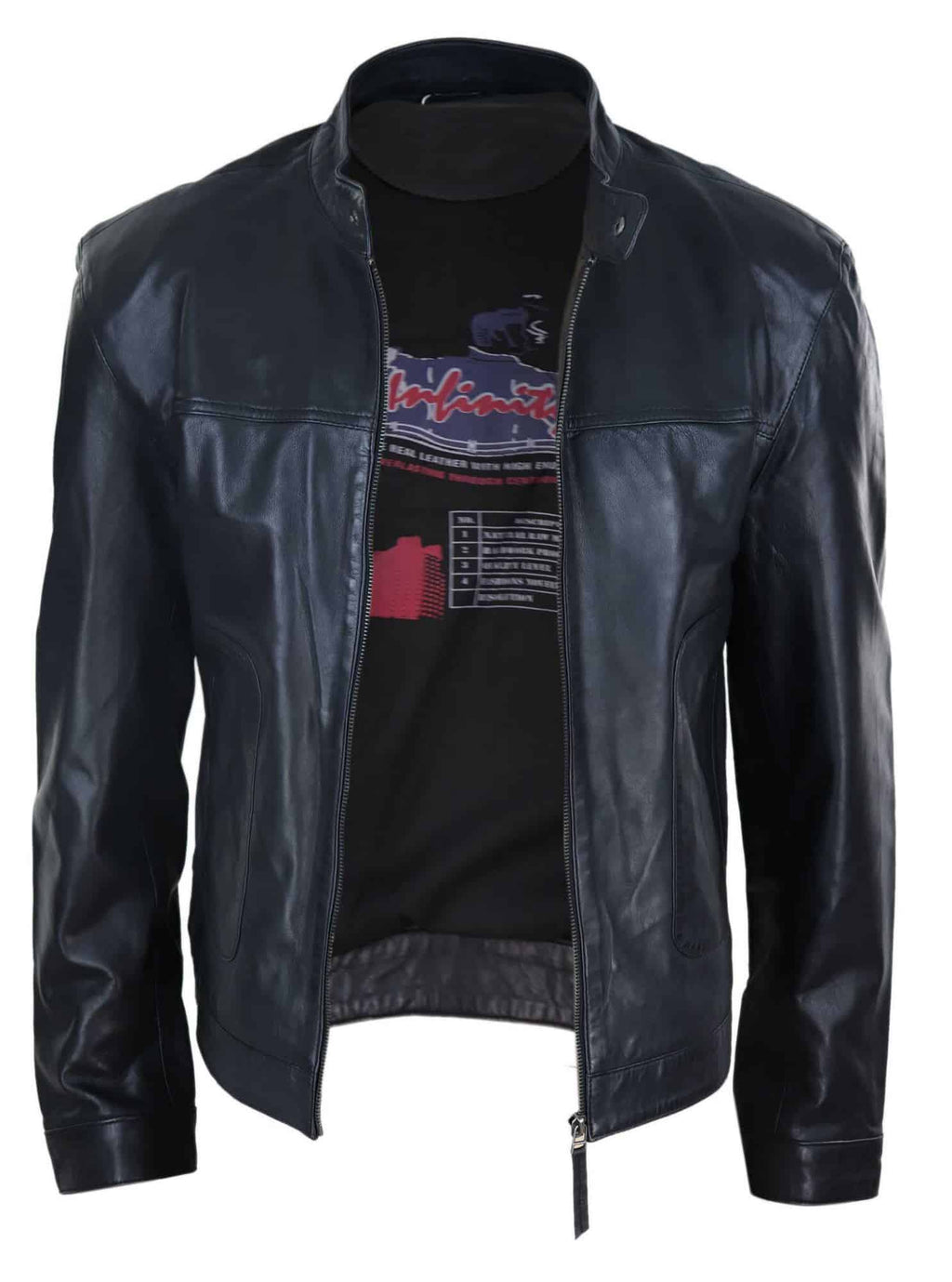 Leather Lex Shadowcrest Classic Biker Jacket 5