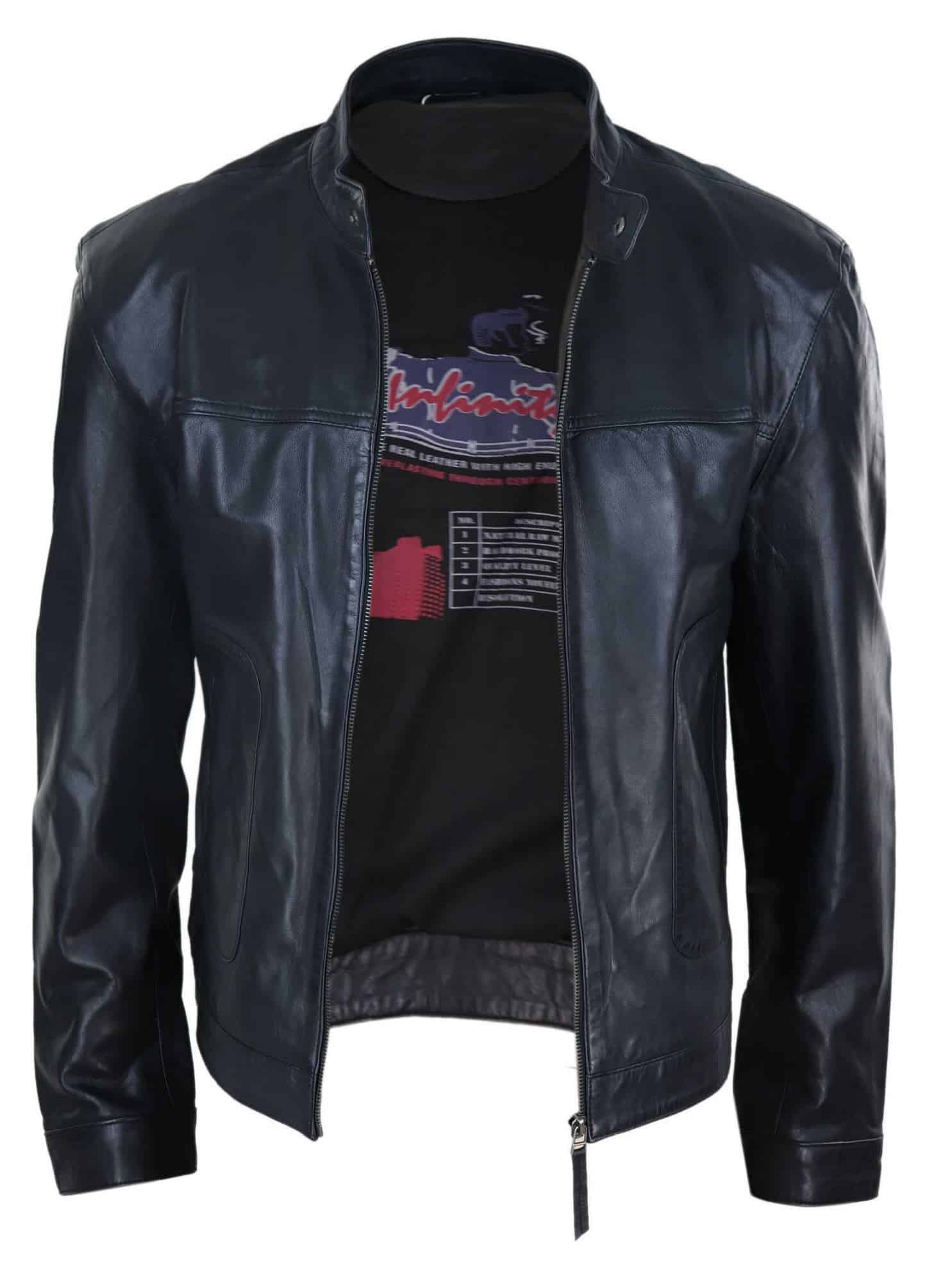 Leather Lex Shadowcrest Classic Biker Jacket 5