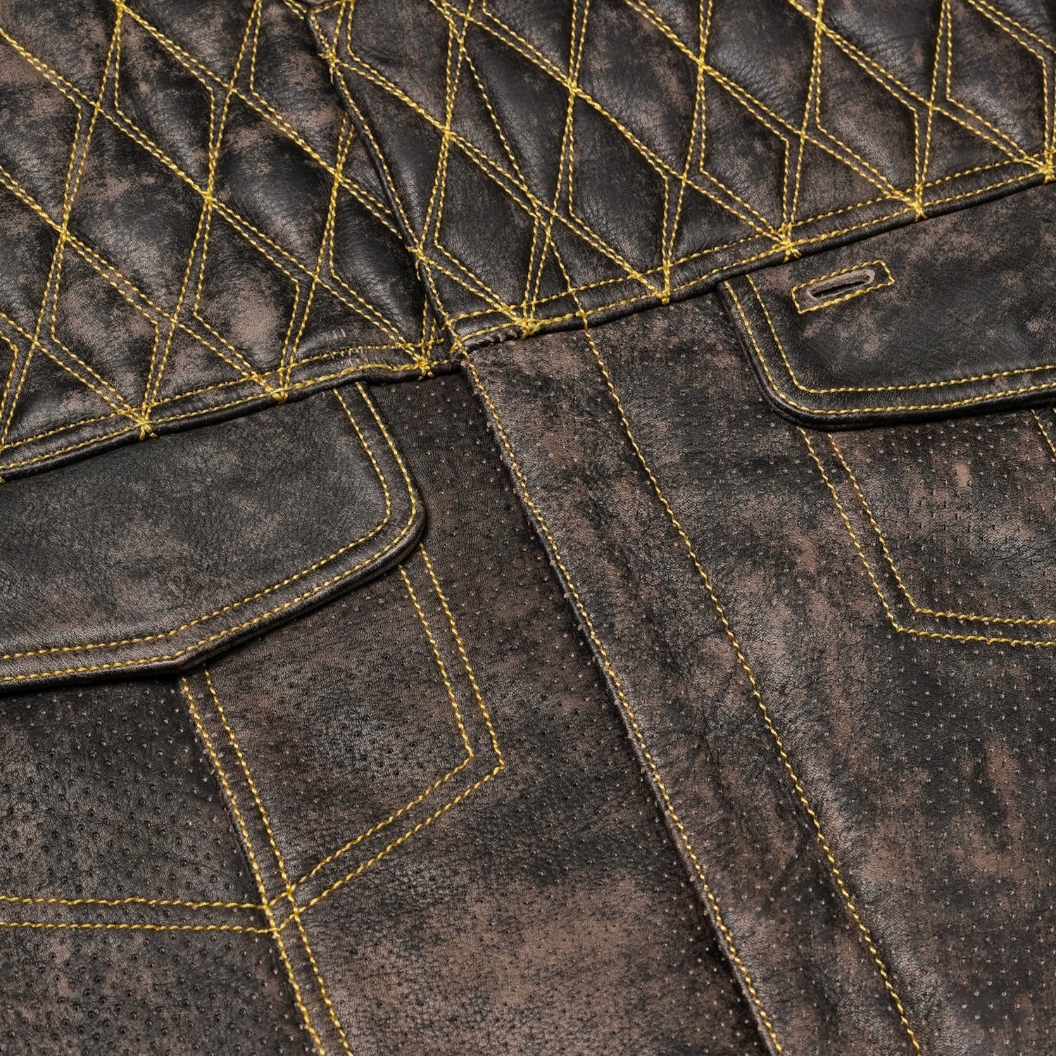 Rustic Way Men’s Motorcycle Leather Vest