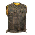 Rustic Way Men’s Motorcycle Leather Vest