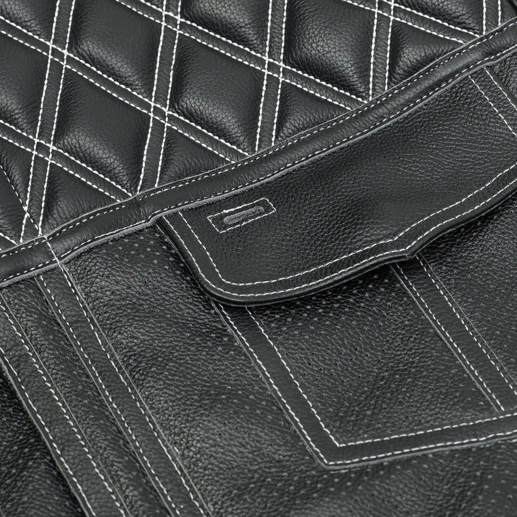 Sledgehammer™ Perforated Lowcut Summer Spark Men's Leather Vest