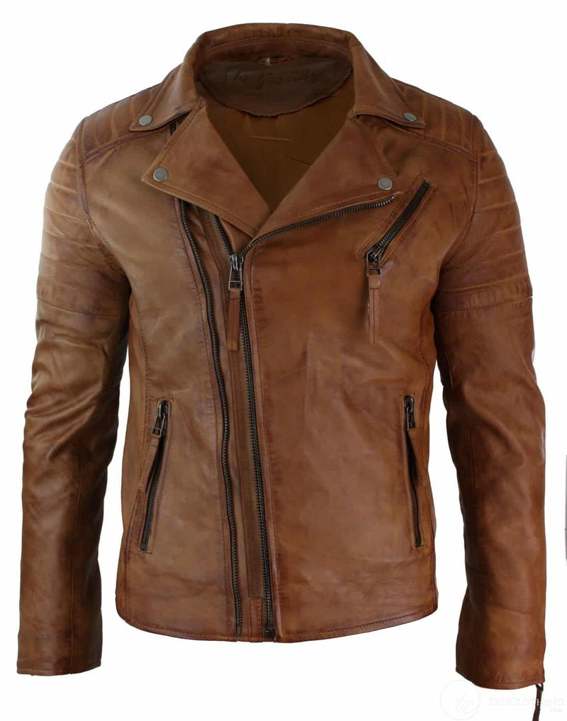 Sunburn Outlaw Biker Tan Jacket