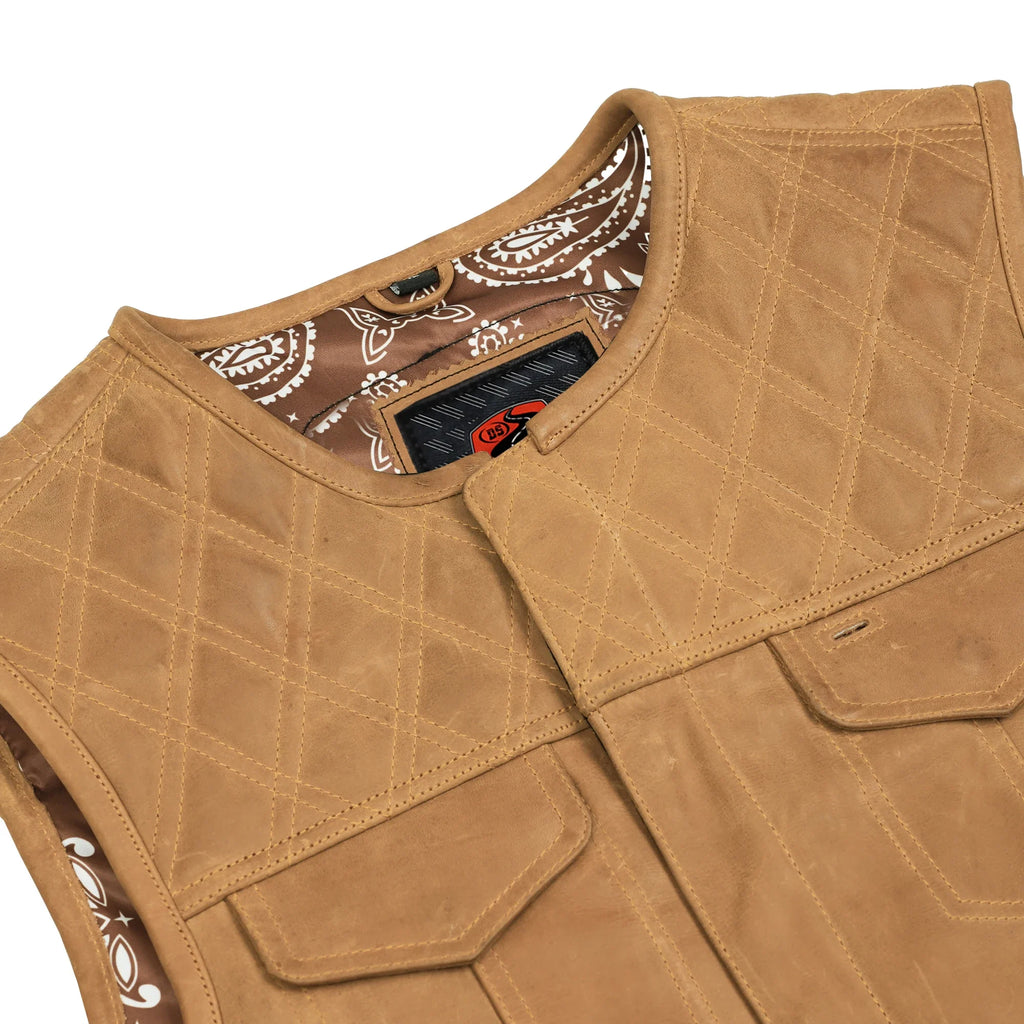 Timberline™ Lowcut Men’s Motorcycle Leather Vest