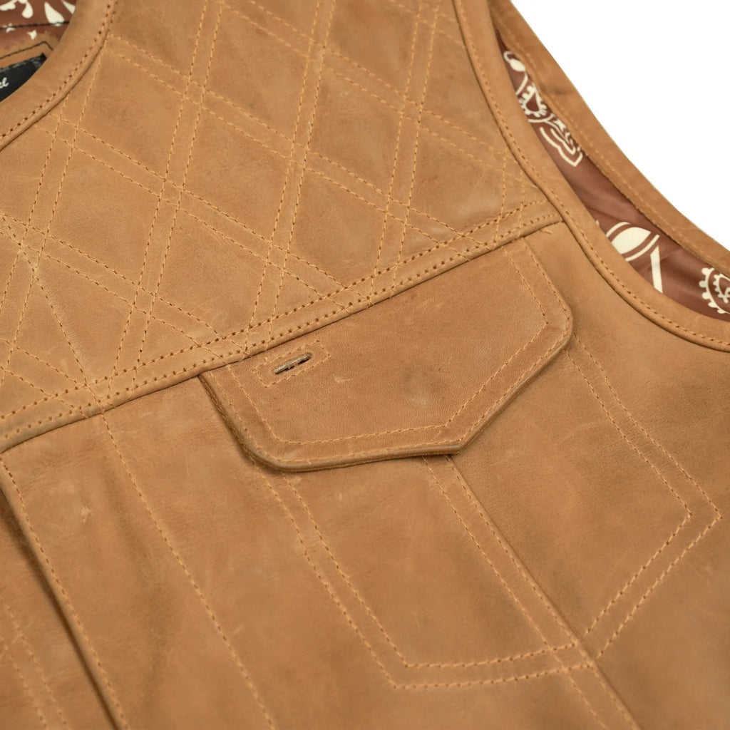 Timberline™ Lowcut Men’s Motorcycle Leather Vest