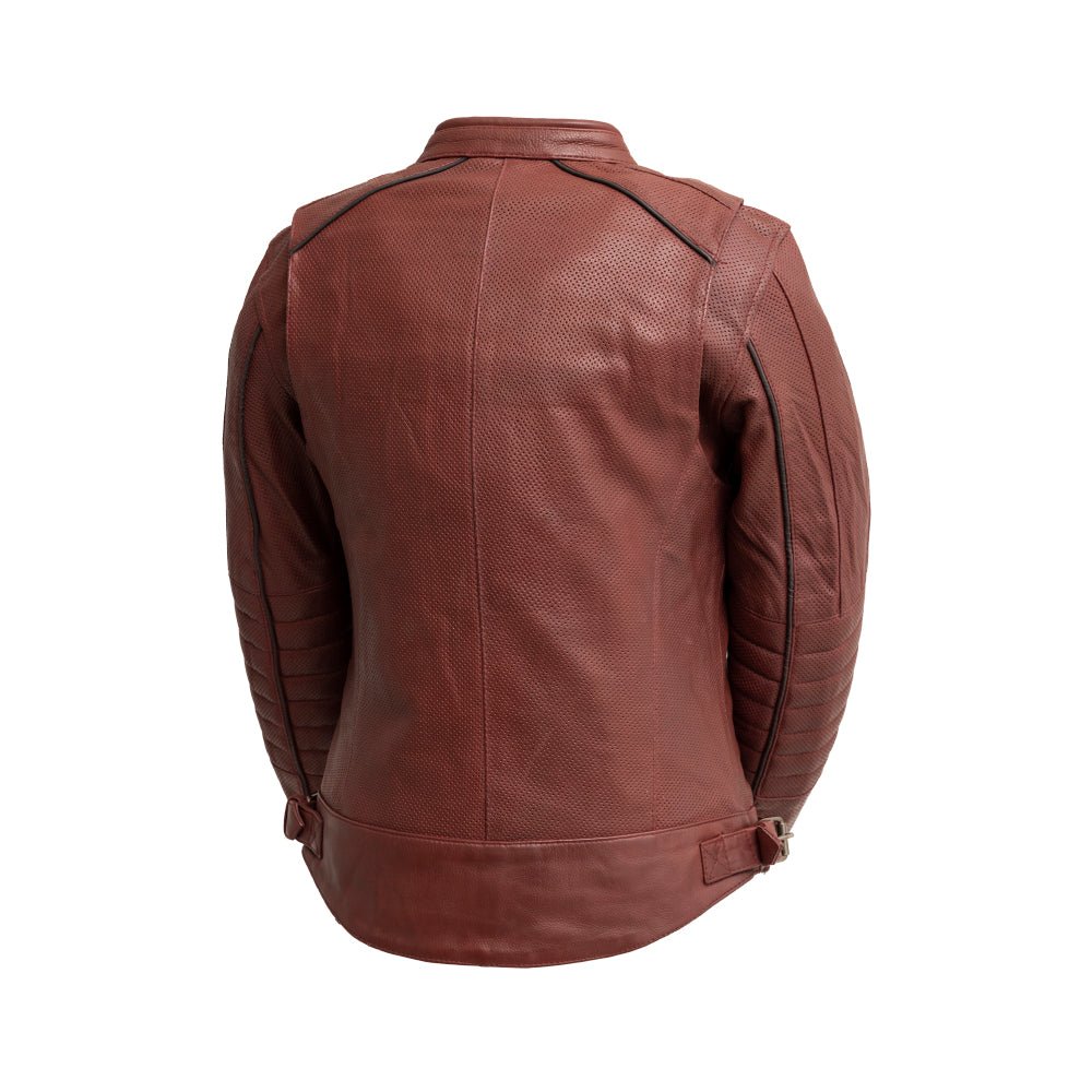 Jada - Women's Perforated Motorcycle Leather Jacket Women's Perforated Leather Jacket Jackets