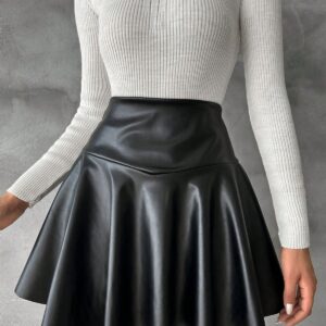 Women Leather Skirt