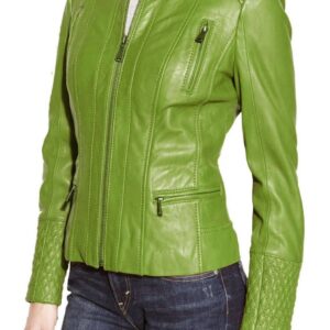 Forest Green Everyday Leather Jacket