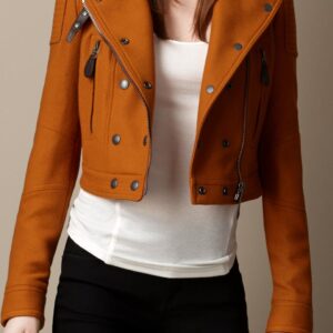 Soft Brown Winter Leather Coat