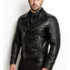 Nightforge Quilted Black Biker Jacket