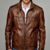 Brimford Brown Leather Jacket
