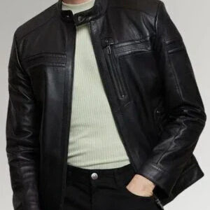 Black Moto Style Jacket