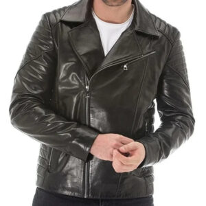ShadowRider Quilted Moto Leather Jacket