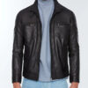 Twin Pocket Leather Jacket