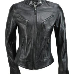 Noir Edge Moto Leather Jacket